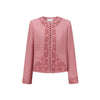 INTO THE EAST 25 Autumn/Winter Pink Embroidered Button Tussah Silk Suit ITE-E1DGAW021PK22SU-FEN Pink